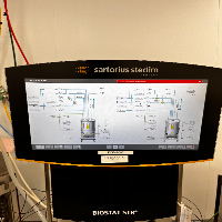 Sartorius BIOSTAT STR Single-Use Bioreactor w/ 50L and 200L Bag Holders image 1